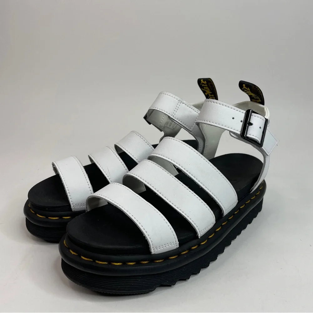 Doc Dr. Martens Blaire Platform Sandal “White” 2023 - Picture 3 of 5